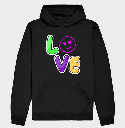 Moletom Hoodie - Love Emoji