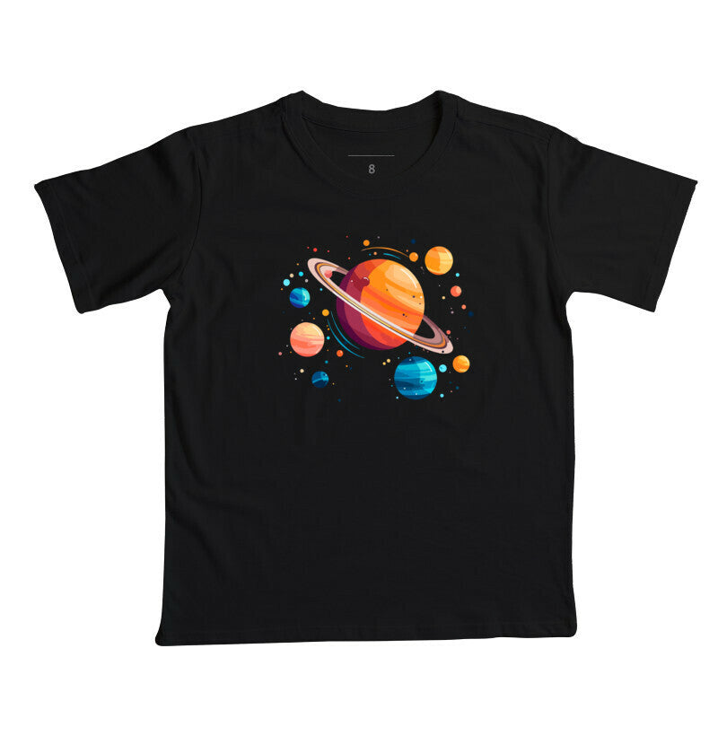 Camiseta Infantil - Saturno