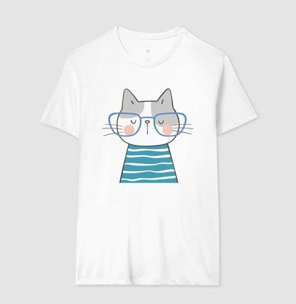 Camiseta - Gato de Óculos