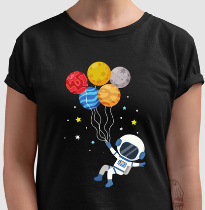 Camiseta - Astronauta de Bexiga