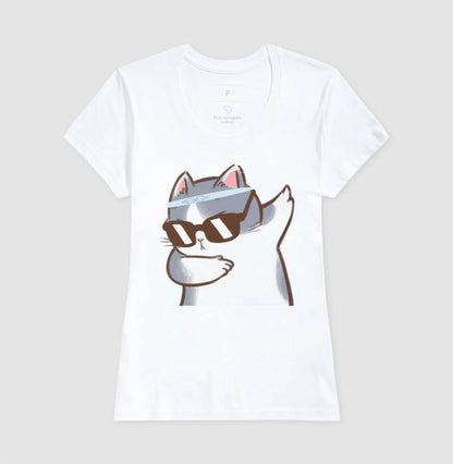 Baby Look - Gato Divertido