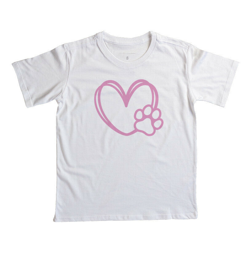 Camiseta Infantil - Dog Heart