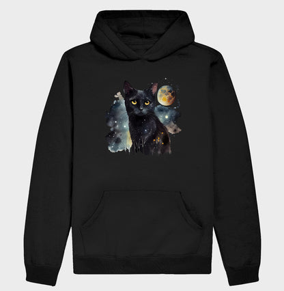 Moletom Hoodie - Gato Preto Luar