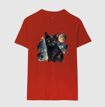 Camiseta - Gato Preto Luar