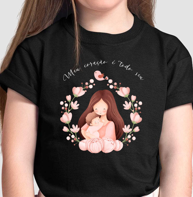 Camiseta Infantil - Amor de Mãe