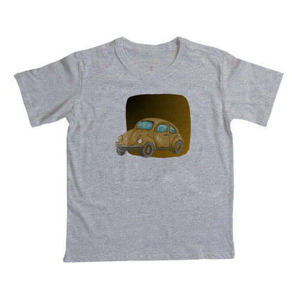 Camiseta Infantil - Fusca Marrom