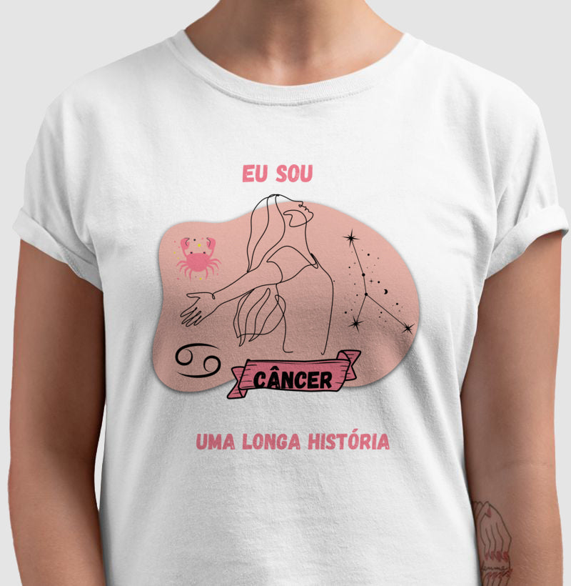 Camiseta - Signo de Câncer Mulher (Eu sou)