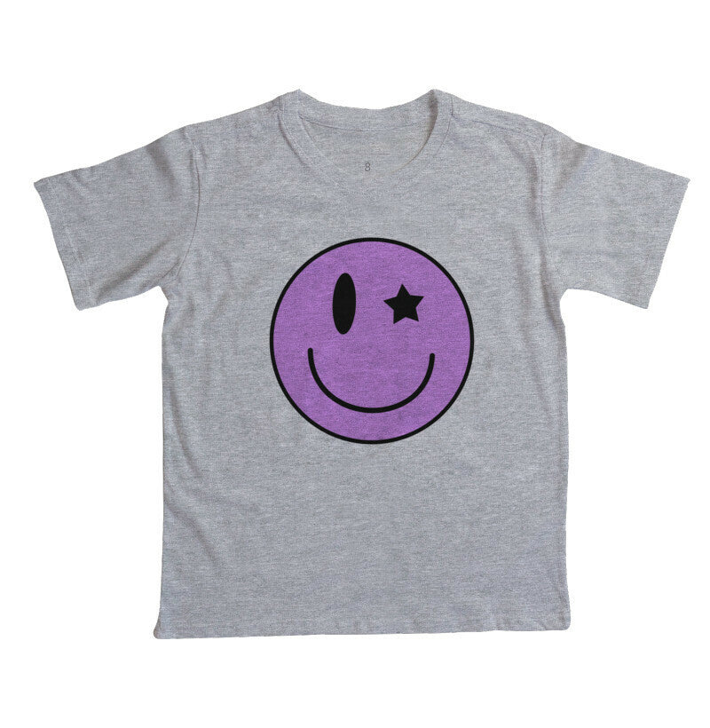 Camiseta Infantil - Emoji Piscadinha