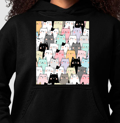 Moletom Hoodie - Gatos