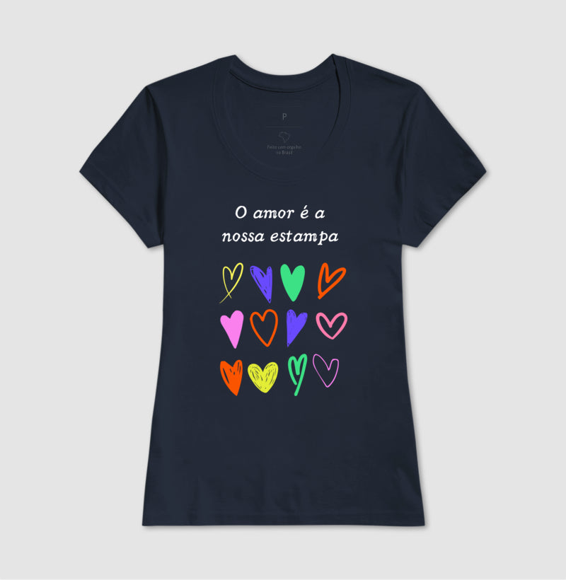 Baby Look - Estampa Amor