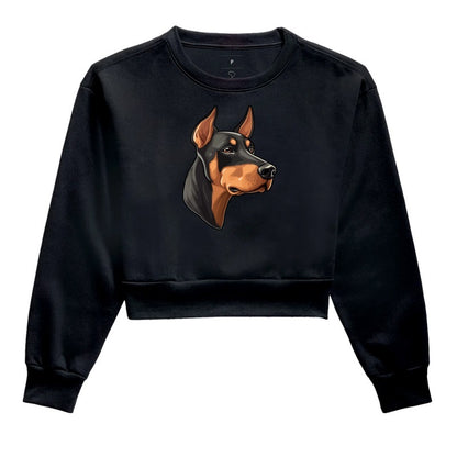 Moletom Cropped - Doberman