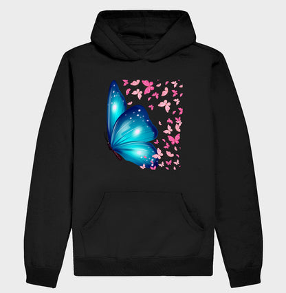 Moletom Hoodie - Borboleta Azul