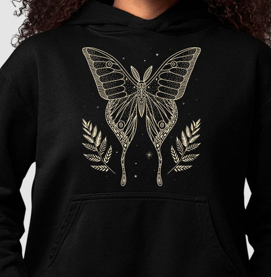 Moletom Hoodie - Borboleta Dourada