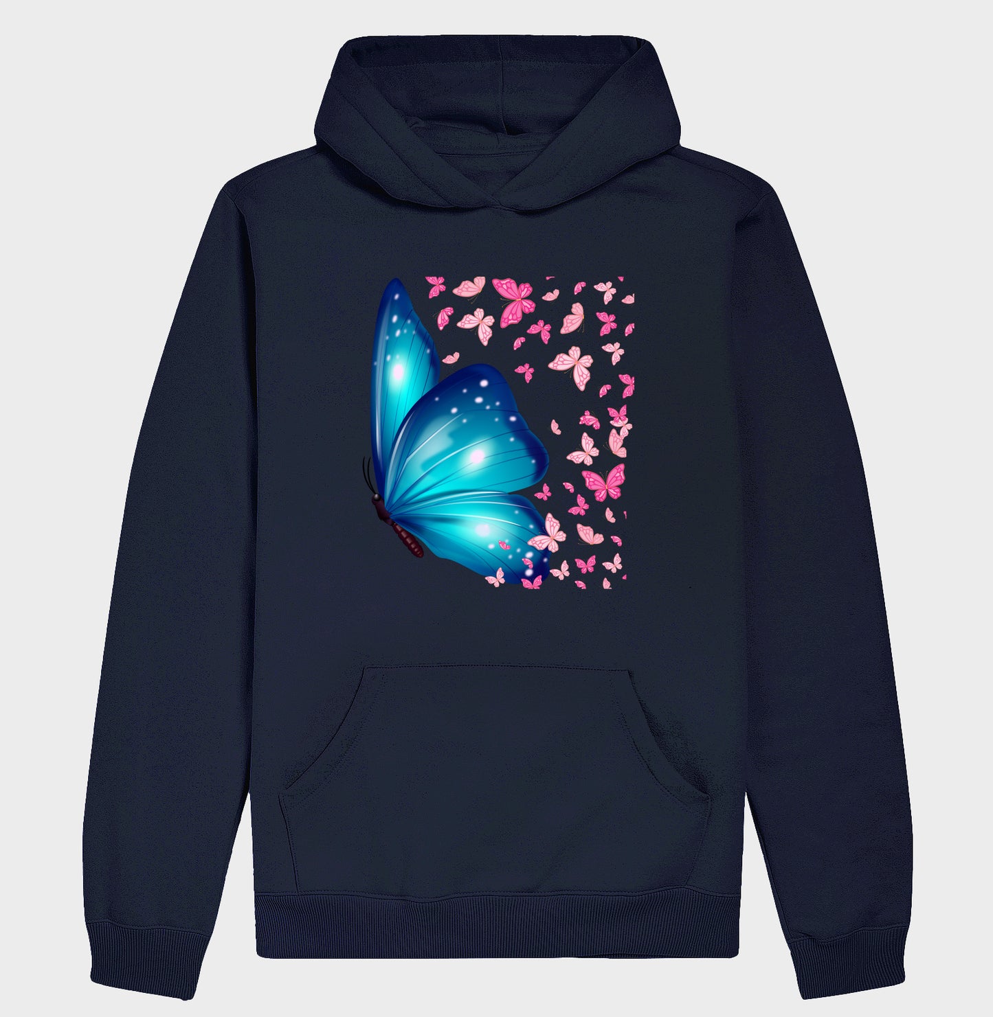 Moletom Hoodie - Borboleta Azul