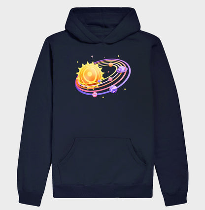 Moletom Hoodie - Sistema Solar Colorido