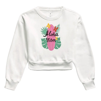 Moletom Cropped - Aloha Vibes