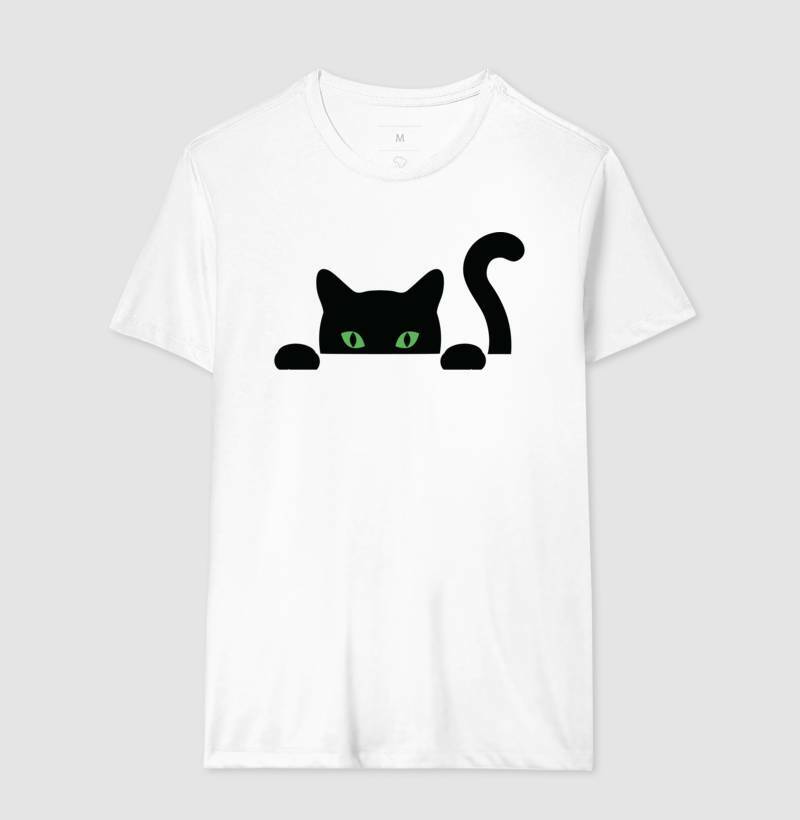 Camiseta - Gato Preto