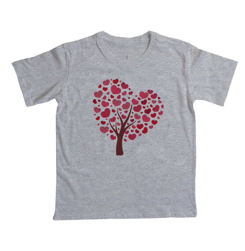 Camiseta Infantil - Árvore de Coração