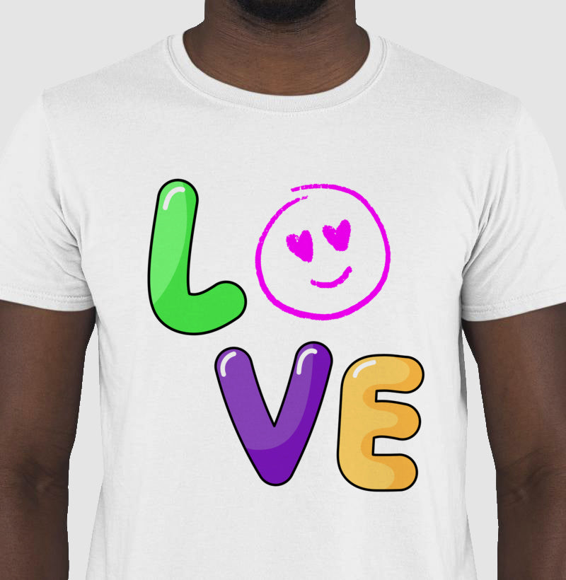 Camiseta - Love Emoji