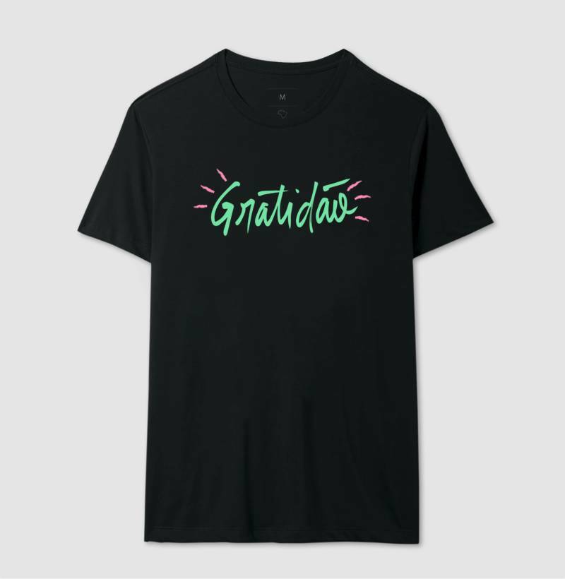 Camiseta - Gratidão Verde