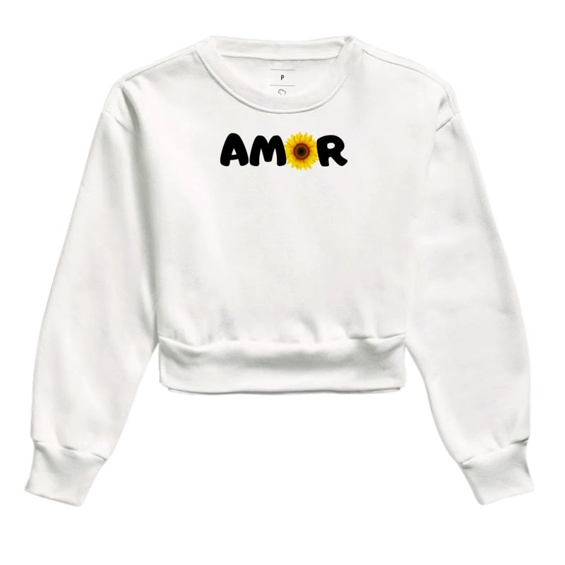 Moletom Cropped - Amor