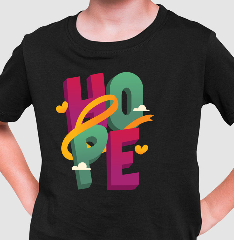 Camiseta Infantil - Hope Colorida