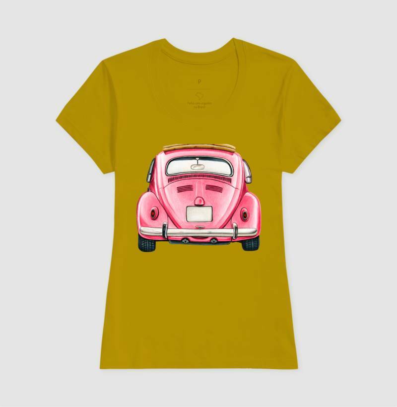 Baby Look - Fusca Rosa