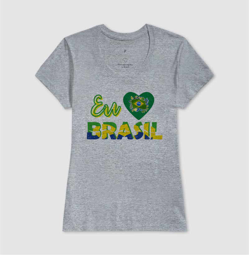 Baby Look - Eu amo Brasil