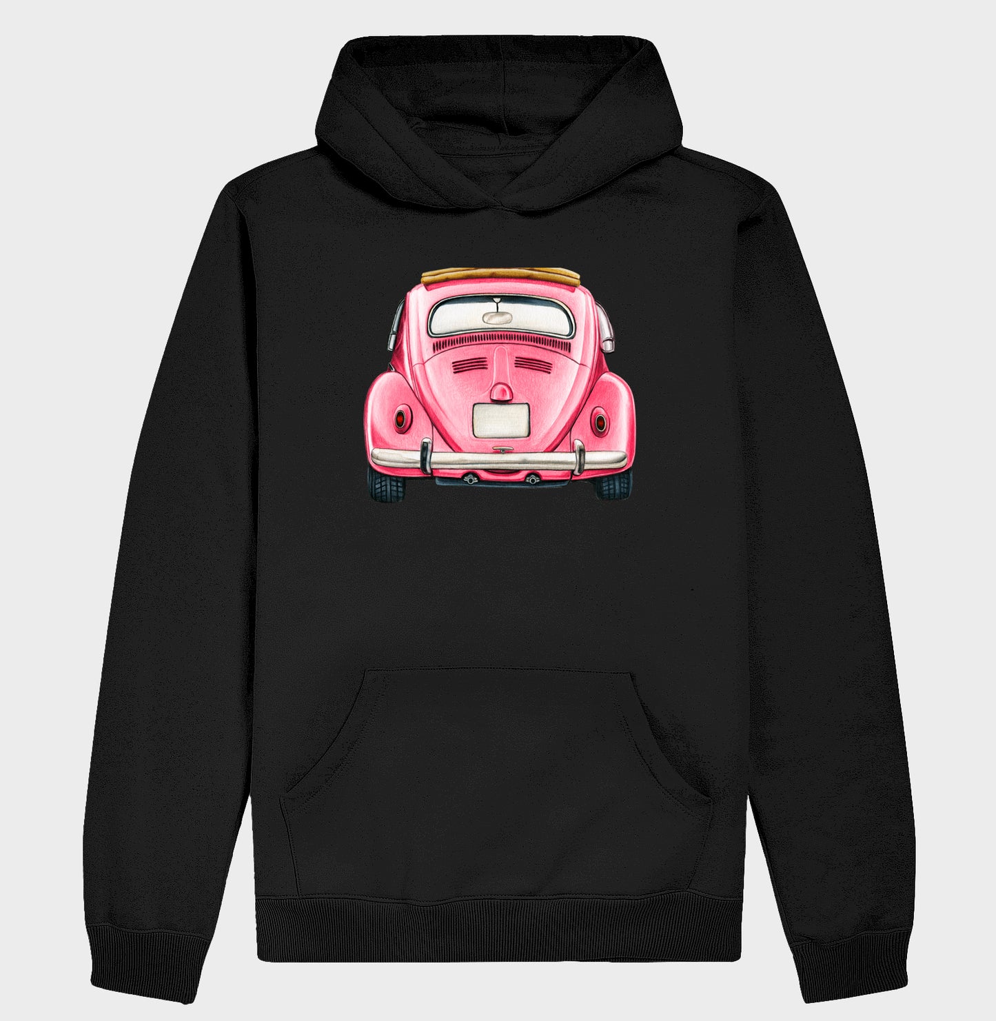 Moletom Hoodie - Fusca Rosa