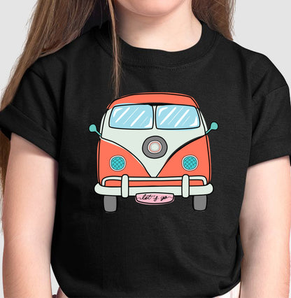 Camiseta Infantil - Kombi Laranja