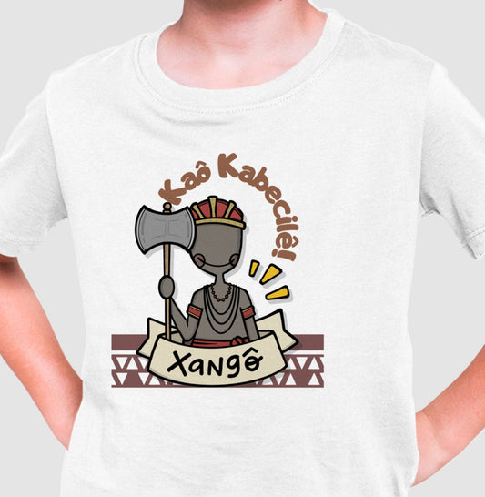 Camiseta Infantil - Kaô Kabecilê Xangô