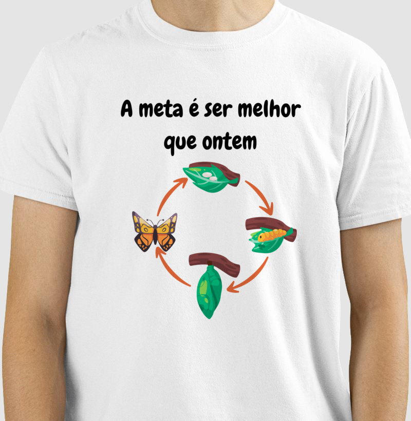 Camiseta - Ser melhor que ontem