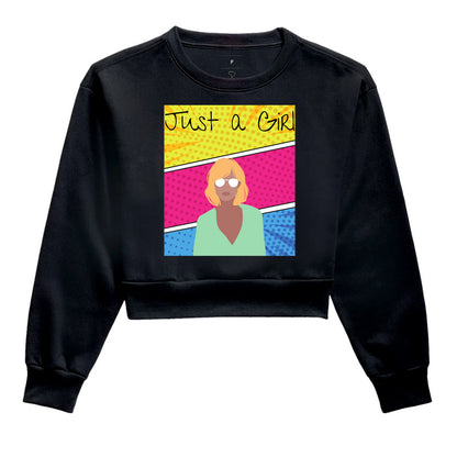 Moletom Cropped - Girl Power Fabiana