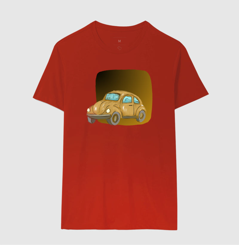 Camiseta - Fusca Marrom