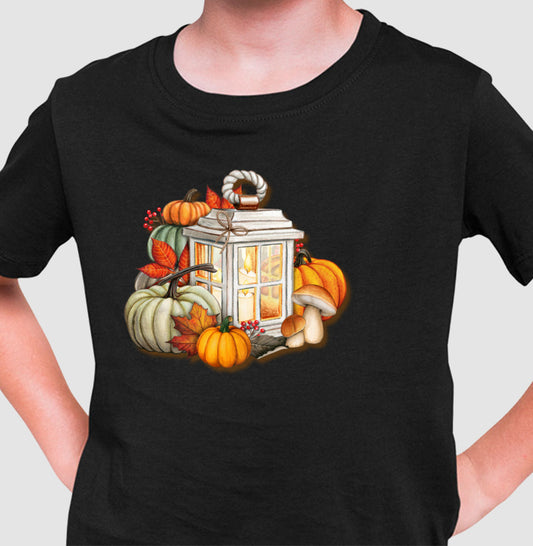 Camiseta Infantil - Halloween Lamparina