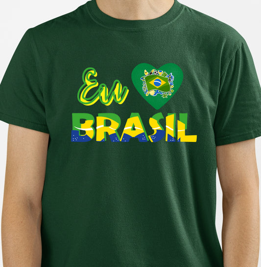 Camiseta - Eu amo Brasil