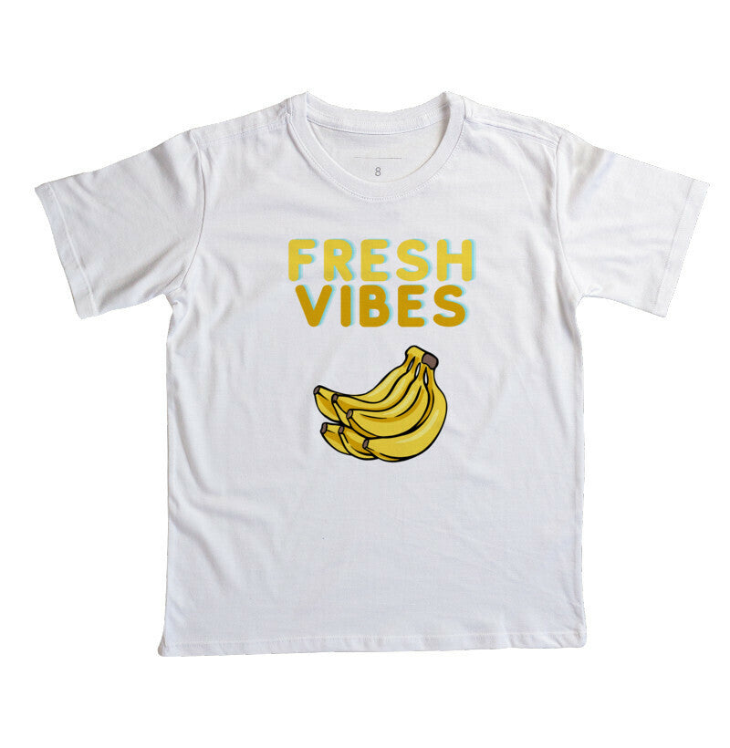 Camiseta Infantil - Banana Vibes