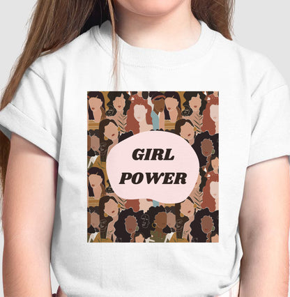 Camiseta Infantil - Girl Power Giovana