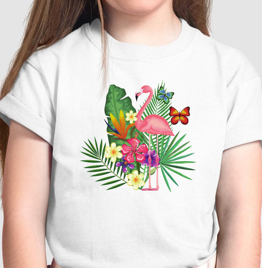 Camiseta Infantil - Flamingo