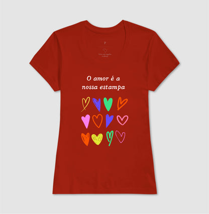 Baby Look - Estampa Amor
