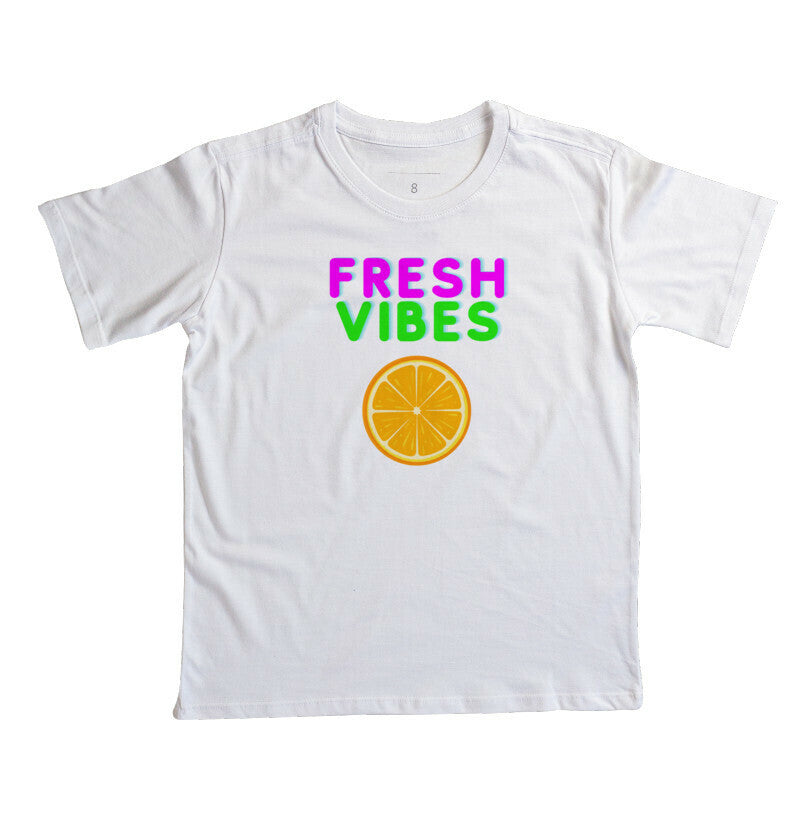 Camiseta Infantil - Laranja Vibes