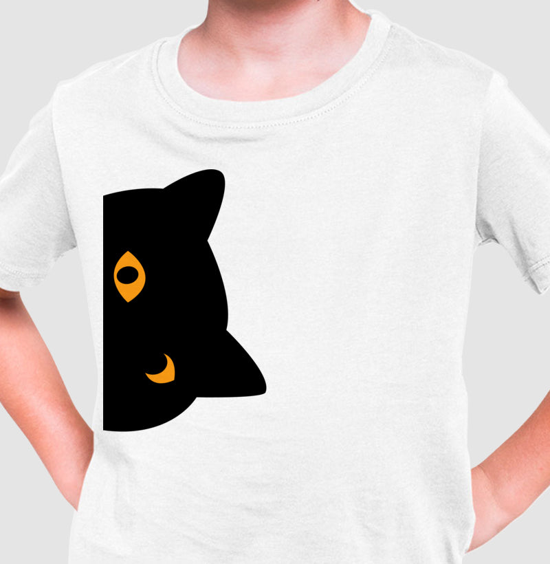 Camiseta Infantil - Black Cat