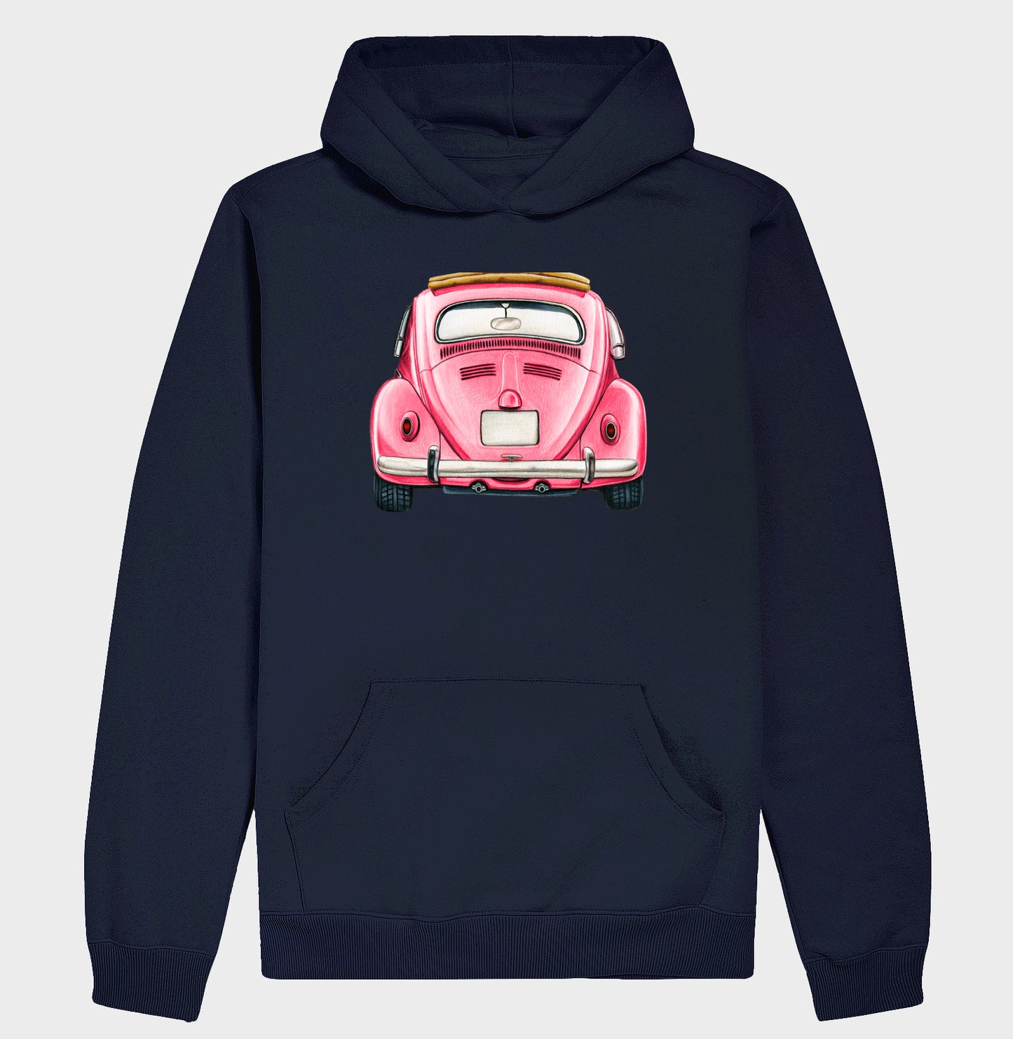 Moletom Hoodie - Fusca Rosa