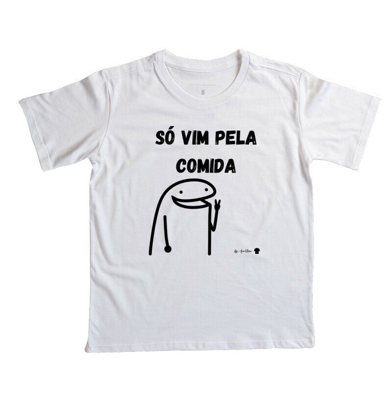 Camiseta Infantil - Flork Comida