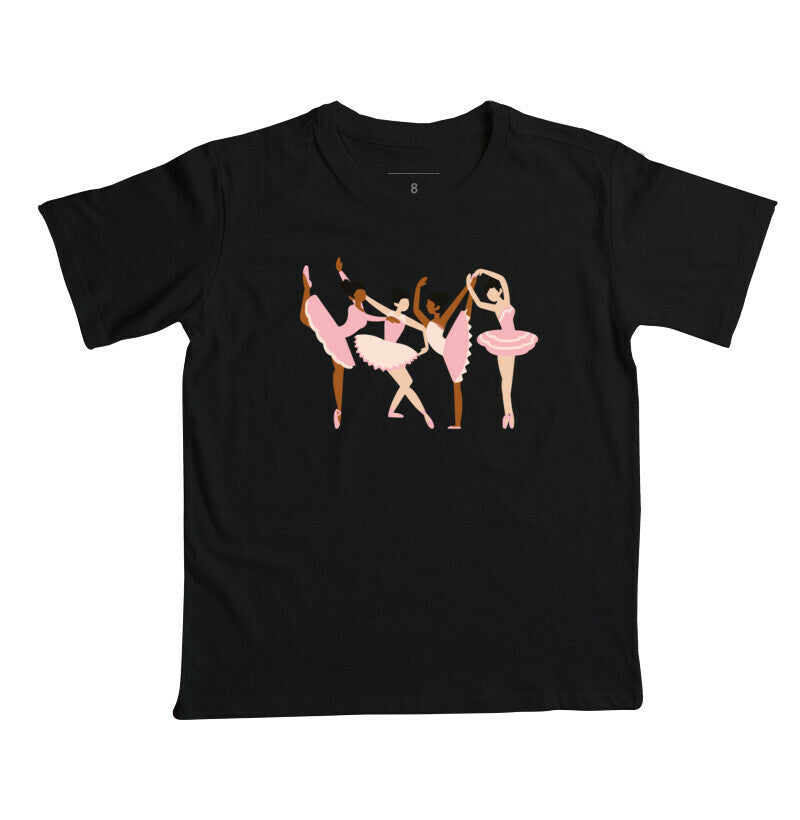 Camiseta Infantil - Bailarinas