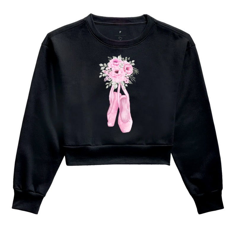 Moletom Cropped - Ballet Sapatilha