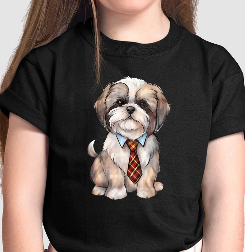 Camiseta Infantil - Dog Gravata