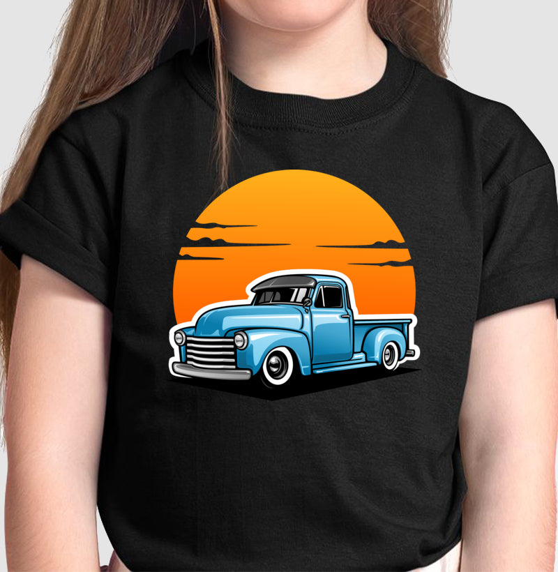 Camiseta Infantil - Carro Retrô