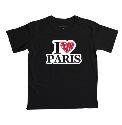 Camiseta Infantil - I love Paris