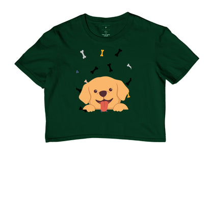 Cropped Cute - Dog Caramelo